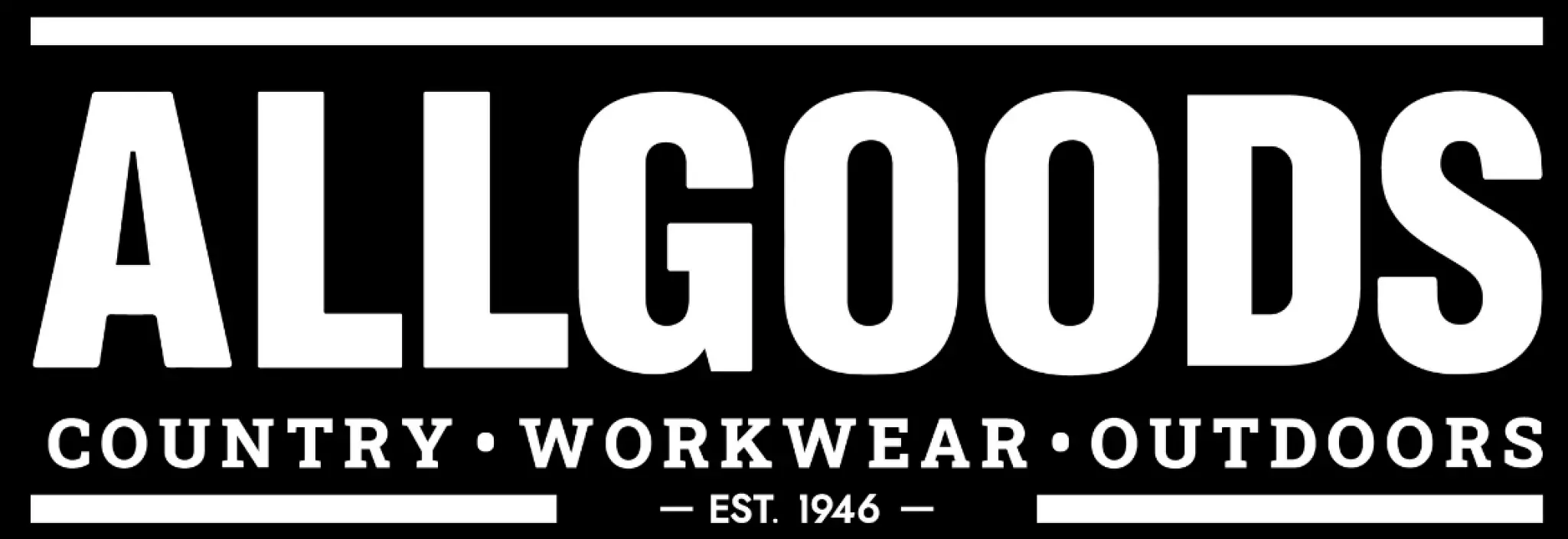 Allgoods Logo Black background 002
